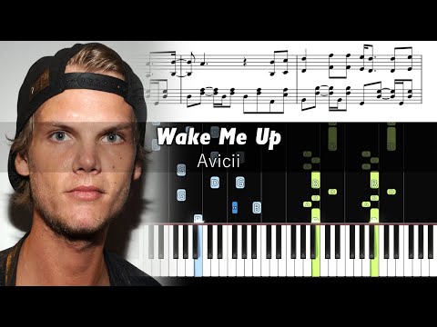 Avicii - Wake Me Up - Piano Tutorial with Sheet Music