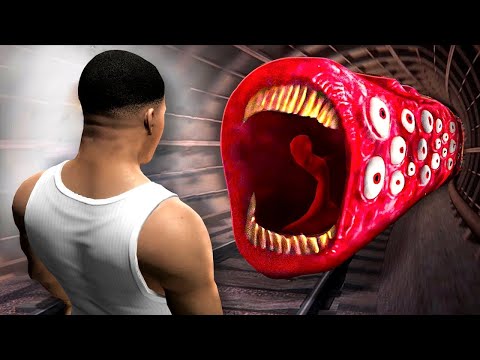 ПОЕЗД ПОЖИРАТЕЛЬ ОХОТИТСЯ НА МЕНЯ В ГТА 5 МОДЫ! МОНСТРЫ и SCP ОБЗОР МОДА GTA 5! ГТА МОД MODS ИГРЫ