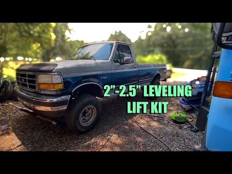 HOW TO Install LEVELING Lift Kit on Truck - 1992 F150