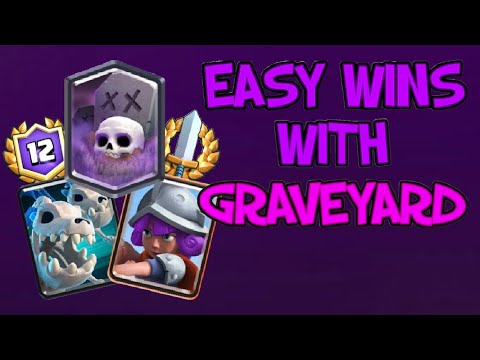 INCREDIBLE GRAVEYARD DECK GETS EASY 12 WIN?! (Clash Royale Classic Challenge)
