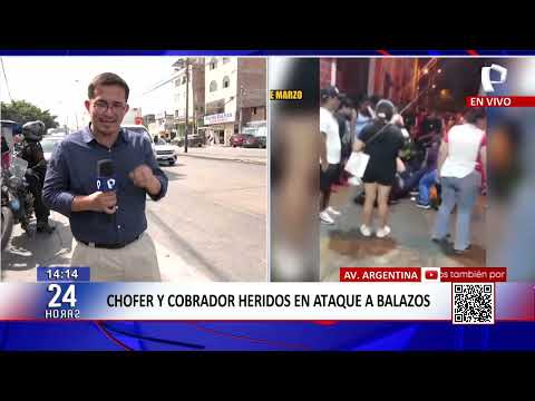 Callao: chofer y cobrador de combi terminan heridos tras ataque a balazos de extorsionadores