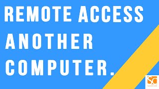 How to remote access another computer from yours over Internet | using Team Viewer
