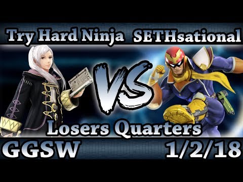 GGSW 65 - Try Hard Ninja (Yoshi,Robin) Vs. SETHsational (C.Falcon) Smash Wii U Losers Quarters