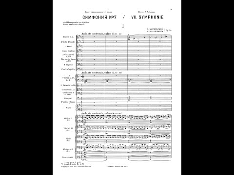Nikolai Myaskovsky - Symphony No. 7 in B Minor, Op. 24