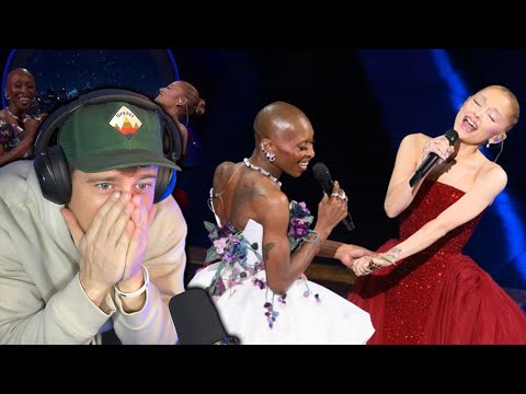 Reacting to Ariana Grande & Cynthia Erivo's 'Wicked' Oscars performance