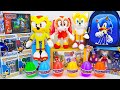 Unboxing the Sonic The Hedgehog toys | Cream the Rabbit, Tails, Super Sonic, Sonic Eggs Box | ASMR