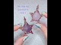 Wire wrapping Lepidolite Stars:  #jewelry #crystals #wirewrapping