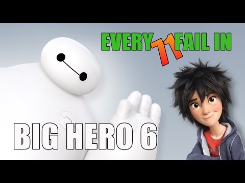 ビッグヒーロー6のすべての失敗｜ビッグヒーロー6のすべての間違い、グーフィング、ガフ、エラー (Every Fail In Big Hero 6 | Everything Wrong With Big Hero 6 Mistakes, Goofs, Gaffes and Errors)