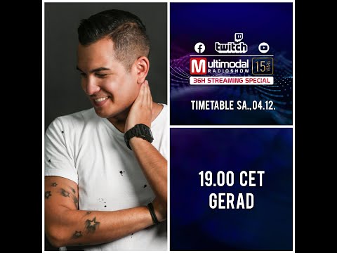 House & Dance Music Mix - Gerad for 15 years of @MultimodalMusic Marathon Part 8/20