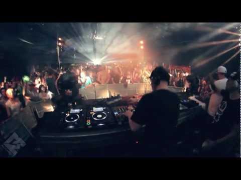 Cookie Monsta B2B Funtcase raw footage (Lockdown festival Amsterdam 2012)