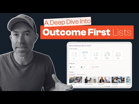 Microsoft Lists - Gets Smarter – Outcome-First List Creation