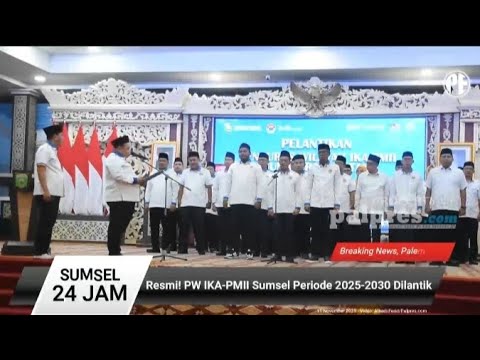 PW IKA-PMII Sumsel Periode 2025-2030 Dilantik
