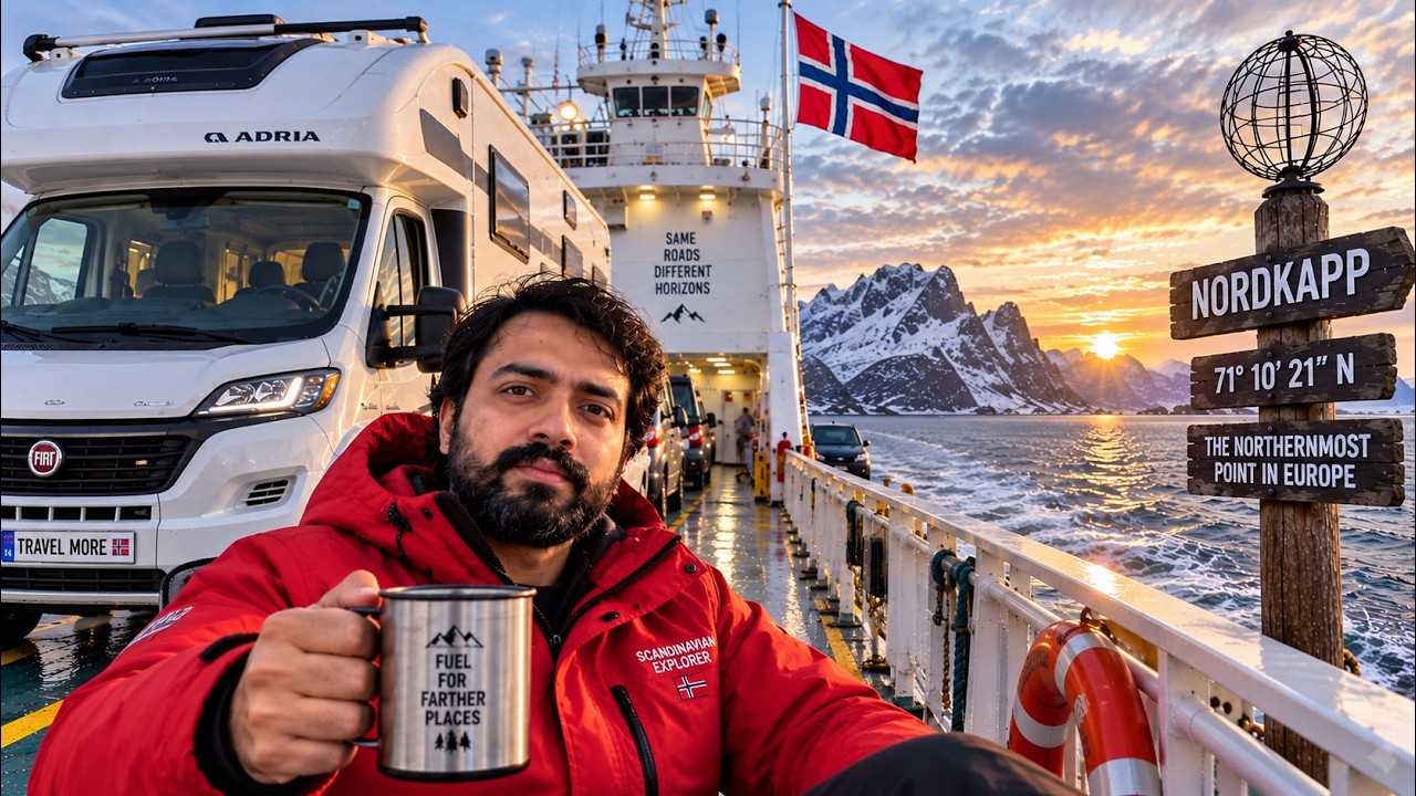 Going to NORTHERNMOST Point in Europe (71°10′21″N) 🇳🇴 | Day 11