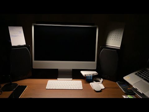 Apple Silver iMac M1 24" 2021 Full Unboxing!