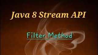 Java 8 | Stream API | Filter Method ‎@javasip 