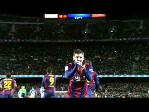 Lionel Messi vs Espanyol 07.12.2014 Messi Show/Hattrick (English Commentary) 720p