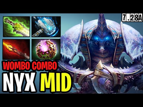 WOMBO COMBO 7.28 - Nyx Assassin MID - Ethereal Dagon - NO ESCAPE - TOP Imm Rank Dota 2