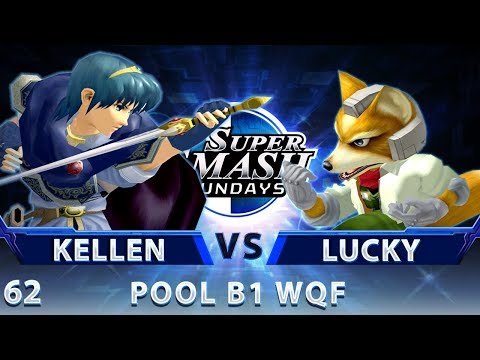SSS 62 - SSBM-T | Kellen (Marth) vs. Lucky (Fox) - SSBM Pool B1 WQF - Smash Melee