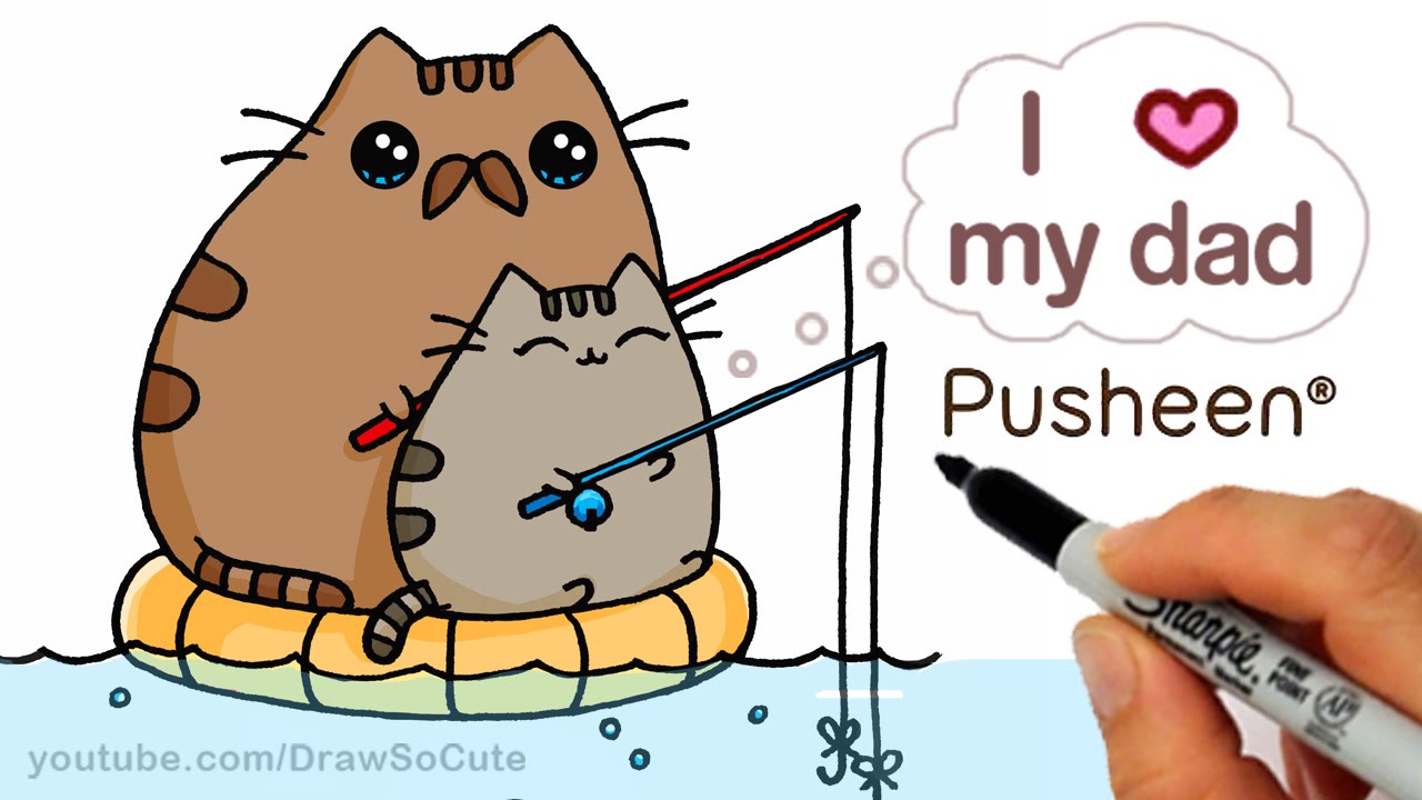 pix Pusheen:t2P0Afycld0= Draw So Cute to draw pusheen cat step by step cute