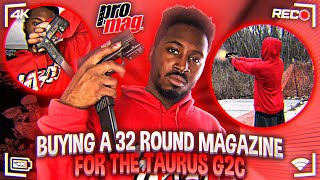 Buying A 32 Round Magazine For The Taurus G2C #guns #taurus #9mmpistol