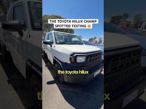 Thumbnail for BREAKING: TOYOTA HILUX CHAMP IS TESTING IN AUSTRALIA!! 🤯 by Toyota Hilux Champ
