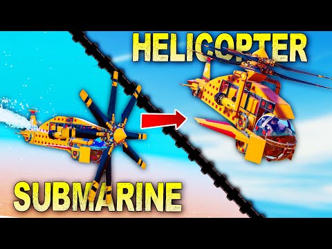 Building a Transforming SUBMERSIBLE HELICOPTER In Trailmakers