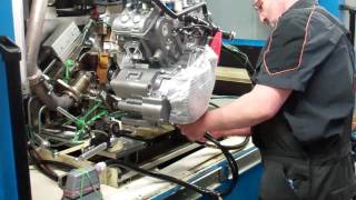 preview picture of video 'KTM Factory Tour: 2011 LC8 Dyno engine testing - 1'