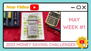 Budgeting Money Savings Challenges - May Week #1 - TracEy Monster Savings on Etsy