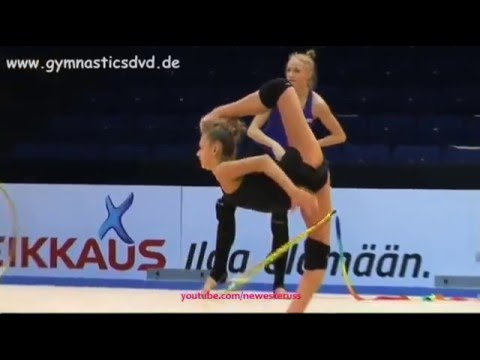 Aleksandra Soldatova Hoop Training - WC Espoo 2016