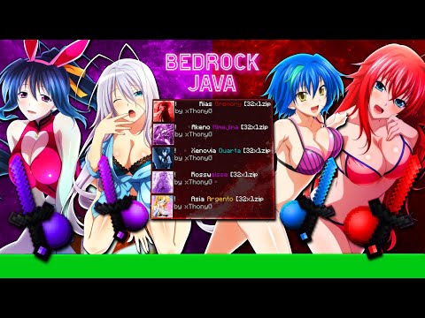 ULTIMATE HIGH SCHOOL DXD ANIME PACK in MINECRAFT!!