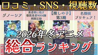 【アニメ】2026年冬アニメランキング【TOP30】🌸