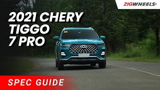 2021 Chery Tiggo 7 Pro Spec Guide | Zigwheels.Ph