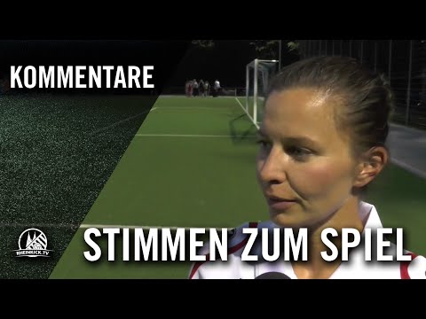 Die Stimmen zum Spiel (Vorwärts Spoho - SC Fortuna Köln, FVM-Frauenpokal 2016/17)