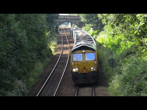 Freightliner Class 66 No. 66615 on 6Z92 Tunstead - Northampton C.Y @ Apethorn Lane on 14.08.20 - HD