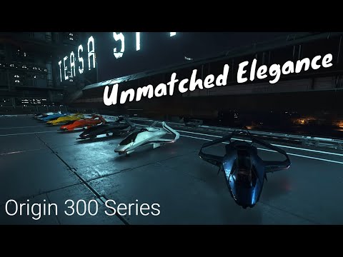 Unmatched Elegance -- The Origin 300 Series Close Look I Star Citizen Ships Close Look I 4k