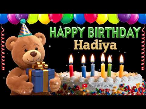 Hadiya Happy birthday To You - Happy Birthday song name Hadiya 🎁 🎂