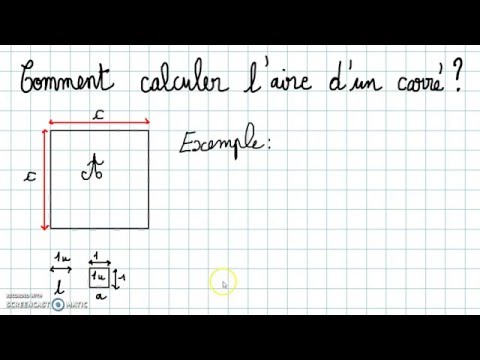 3PPM-Comment calculer l'aire d'un carré 
