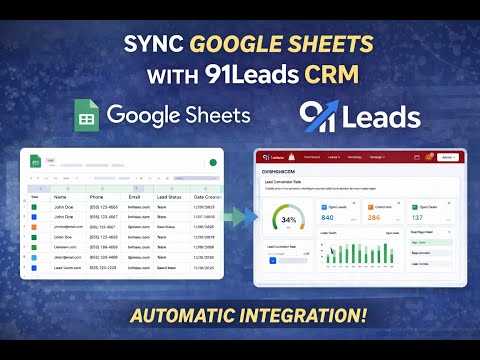 Google Sheets Integration with 91Leads CRM