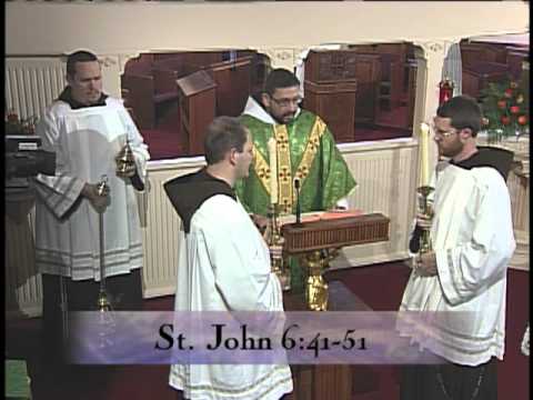 Homily 2012-08-12 - Nineteenth Sunday in Ordinary Time - Fr. Leonard Mary