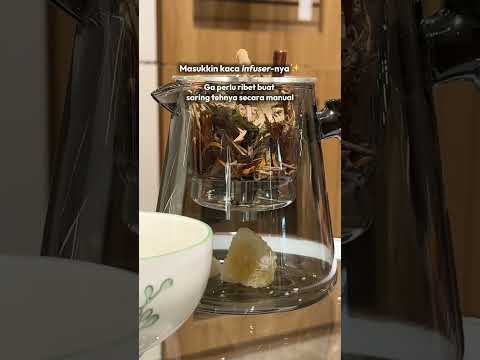 Gambar Culinart Moka Teko Teh Kaca Borosilikat 650 ml Transparan