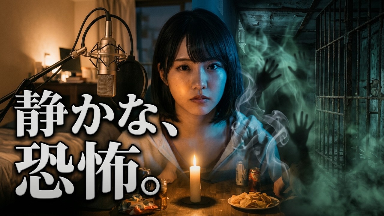 【怖い話】「作り話」 他 8話収録 【広告ナシ/睡眠用/作業用/怪談/怖い話朗読/怪談朗読女性/怖い話朗読女性/朗読女性/ホラー】