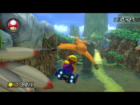 3DS DK Jungle - 1:57.075 - Mello (Mario Kart 8 World Record)