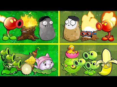Random Team Plants PvZ 1 vs PvZ 2 - Who Will Win? - Team Plant Vs Team Plant (v10.2.2)