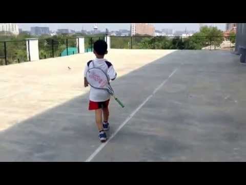 Neel wangkhem at Gopichand Badminton Acd. 2015