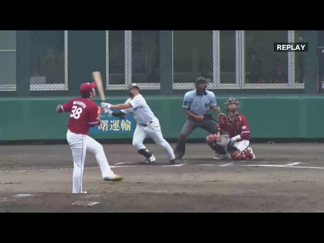 【ファーム】マリーンズ・菅野 試合の均衡を破るタイムリー2ベースヒット!! 2019/7/18 M-E(ファーム)