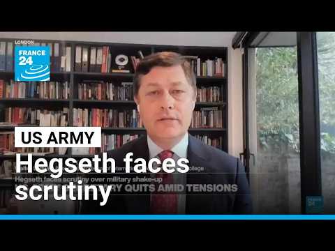 US Army Secretary Dan Driscoll quits: 