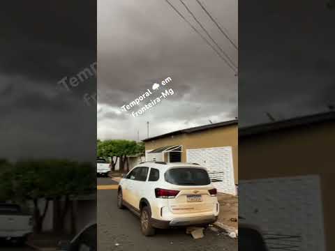 Temporal ⛈️ em fronteira mg #temporal #chuva #tempestade #tornado #viral #shorts #usa #brasil