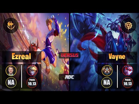 Zven EZREAL (ADC) [Conqueror] VS VAYNE - Challenger NA Patch 10.13