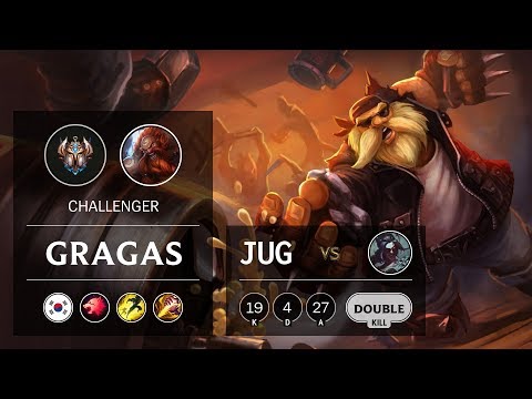 Gragas Jungle vs Kayn - KR Challenger Patch 9.11