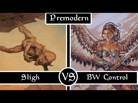 Sligh vs BW Control. Premodern MTG